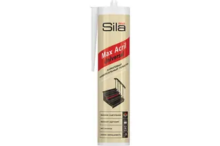 Акриловый универсальный герметик Sila белый PRO Max Sealant 290мл Россия SPAUSW290