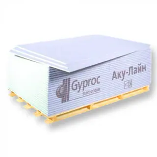 AkuLine ГКЛА Gyproc 2000х1200х12.5мм (2.4 м²)