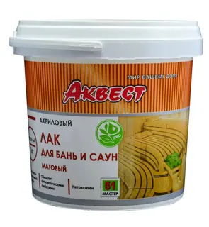 Аквест (Akvest) А-51 Мастер. Лак для бань и саун (10 кг)