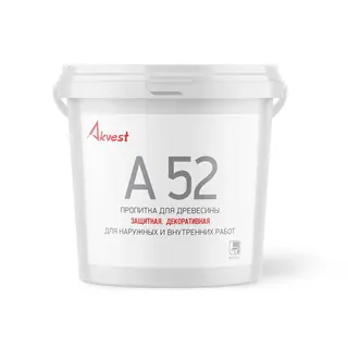 Аквест (Akvest) А-52 Мастер. Пропитка для древесины (Бесцветная, 1 кг)