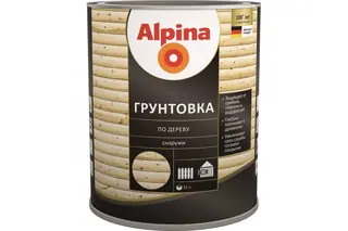 Alpina / Альпина грунтовка по дереву 2,5 л