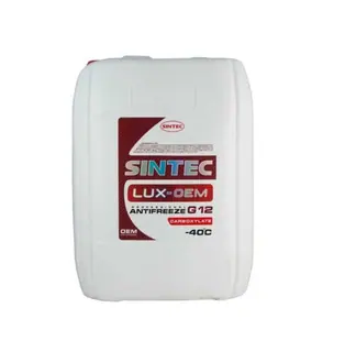 Антифриз Sintec ANTIFREEZE LUX G12 (красный) 20 кг