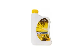Антифриз Wezer G12 желтый, канистра 1кг 4633099