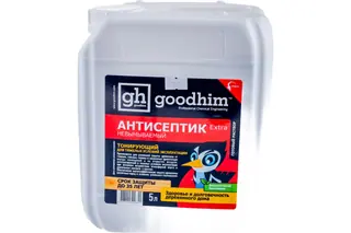 Антисептик невымываемый для тяжелых условий эксплуатации (тонирующий) GOODHIM EXTRA (готовый раствор, 5 л)