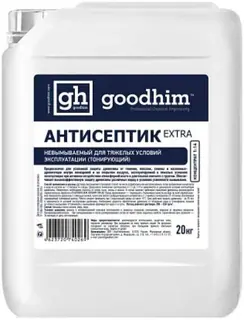 Антисептик невымываемый для тяжелых условий эксплуатации (тонирующий) GOODHIM EXTRA (концентрат 1:14)