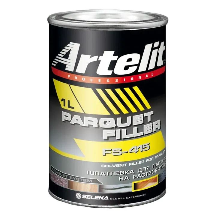 Artelit Professional FS-415 Parquet Filler / Артелит Паркет Филлер шпатлевка для паркета 1 л