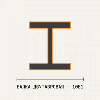 Балка двутавровая 10Б1
