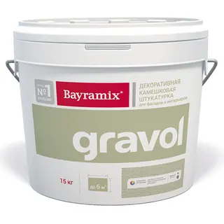 Bayramix / Байрамикс Gravol камешковая штукатурка 15 кг