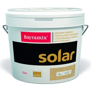 Bayramix Solar / Байрамикс Солар покрытие на основе стеклянных гранул, с перламутром 12 кг