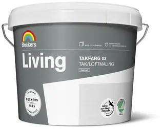 Beckers Living Takfarg 03 / Беккерс Ливинг Такфарг глубокоматовая краска для потолка 10 л