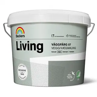 Beckers Living Vaggfarg 07 / Беккерс Ливинг Ваггфарг матовая краска для стен и потолков 0,9 л