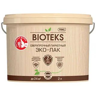 Bioteks / Биотекс сверхпрочный паркетный эко лак на акриловой основе 5 л