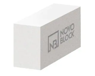 Блок газобетонный стеновой D500 NOVOBLOCK B2,5 625х200х250мм