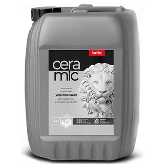 Brite Ceramic / Брайт Керамик грунтовка укрепляющая для красок 10 л