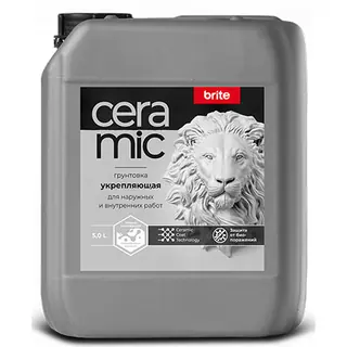 Brite Ceramic / Брайт Керамик грунтовка укрепляющая для красок 5 л