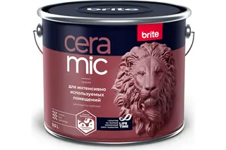 Brite Ceramic / Брайт Керамик краска для интенсивно используемых помещений 9 л