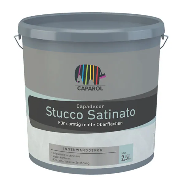 Caparol Capadecor Stucco Satinato / Капарол штукатурка декоративная матовая 2,5 л