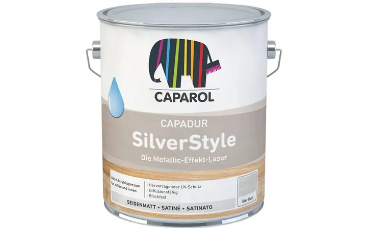 Caparol Capadur SilverStyle / Капарол Сильверстайл лазурь с металлическим отблеском 5 л
