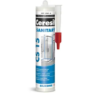 Ceresit CS 15 Sanitary / Церезит герметик силиконовый санитарный 0,28 л