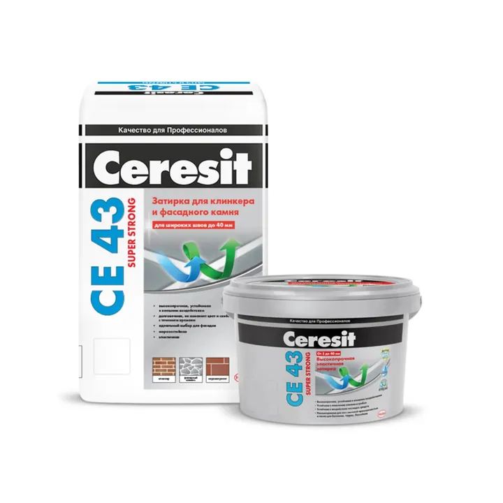 Ceresit Super Strong CE 43 / Церезит Супер Стронг затирка для широких швов 25 кг