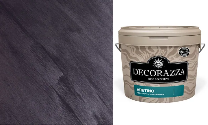Decorazza Aretino/Декоразза Аретино покрытие с эффектом перламутровых переливов и мелкого песка