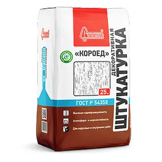 ДЕКОРАТИВНАЯ ШТУКАТУРКА "КОРОЕД" 3 ММ (25 кг)