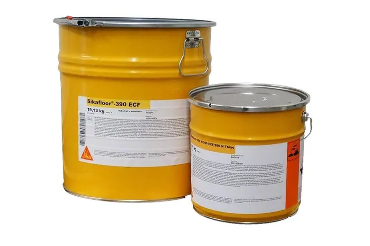 Двухкомпонентное эластичное эпоксидное покрытие Sikafloor®-390 ECF
