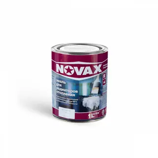 Эмаль алкидная для радиаторов отопления NOVAX (1 л)