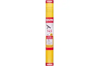 Фасадная стеклотканевая сетка PUFAPRO 5х5 мм, 145 г/кв.м, 1 м х 30 м, желтая 71703000