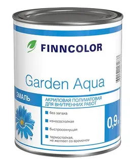 Finncolor Garden Aqua / Финнколор Гарден Аква акриловая эмаль 0,9 л