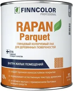 Finncolor Rapan Parquet / Финнколор Рапан Паркет глянцевый лак для пола 0,9 л