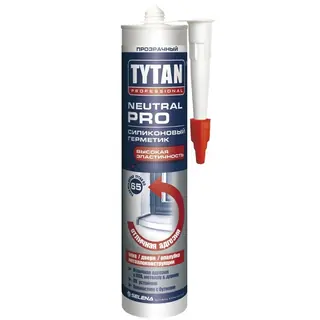 Герметик силиконовый универсальный "TYTAN Professional", бесцветный, 280 мл /71491