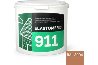 Гидроизоляция металлической крыши Elastomeric Systems 3кг терракотовый elastomeric-911 8004001