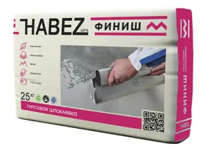 Гипсовая шпаклевочная смесь HABEZ Финиш 25 кг