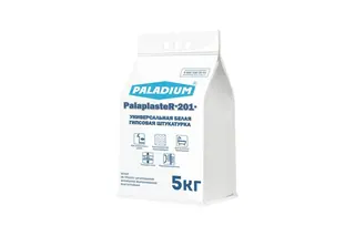 Гипсовая штукатурка PALADIUM PalaplasteR-201 (белая; 5 кг) PL5-201B