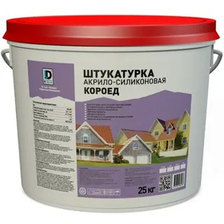 Готовая акрило-силиконовая декоративная штукатурка De Luxe КОРОЕД