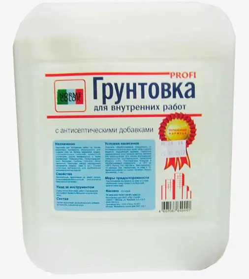Грунтовка для внутренних работ, проникающая "NORME COLOR PROFI" 5 л