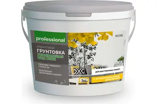 Грунтовка укрывающая под обои с антисептиком PROFESSIONAL PG115, 3 кг 28871