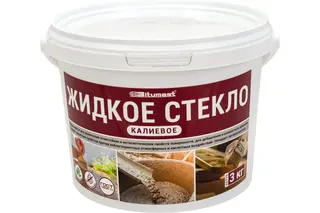 Калиевое жидкое стекло Bitumast 3 кг 4607952907805