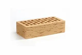 Кирпич облицовочный Воротынск соломенный 1 рустик 250х120х65 М175 F75