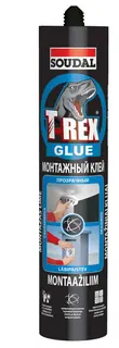 Клей монтажный "T-REX" Прозрачный 310 г. (WB BLUE) (12 шт/упак.) /Soudal/134924