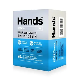 Клей специальный для тяжелых виниловых обоев Hands Special PRO 420г