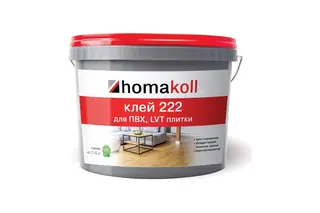 Клей Homakoll 222, для ПВХ и LVT плитки, 12 кг 460401
