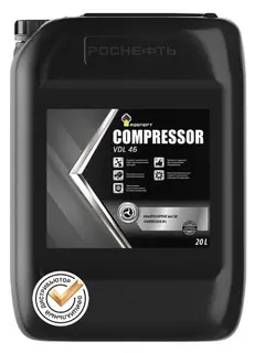 Компрессорное минеральное масло Роснефть Compressor VDL 46, 20L