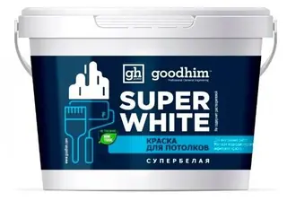Краска акриловая GOODHIM F+ супербелая (14 кг)