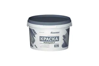 Краска Альмира супербелая интерьерная моющаяся 3 кг БП-00000067