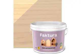 Лак-антисептик FAKTURA бесцветный, ведро 2,7 л