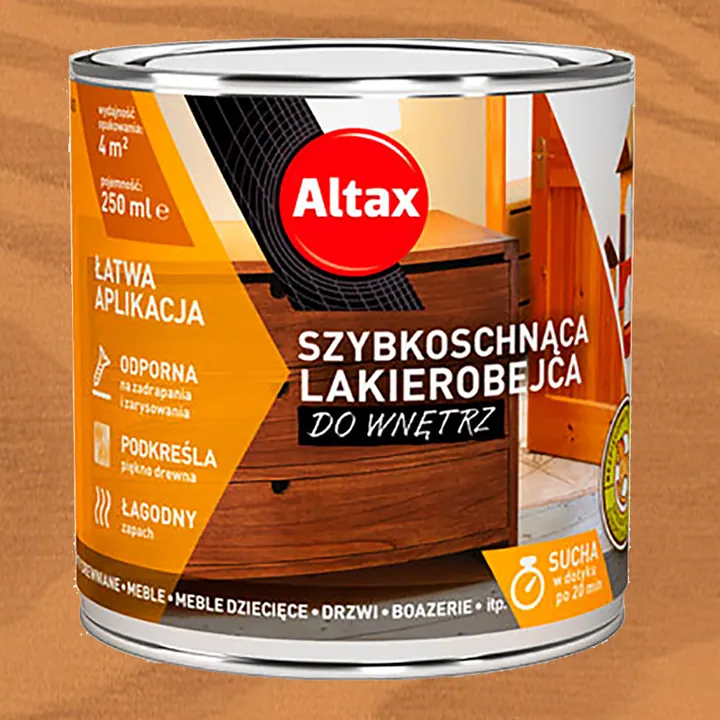 Лак-морилка быстросохнущая ALTAX Дуб 250мл 50830-13-000025