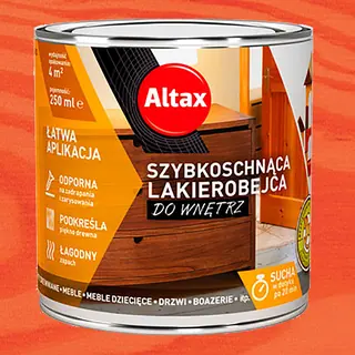 Лак-морилка быстросохнущая ALTAX Махагон 250мл 50830-04-000025
