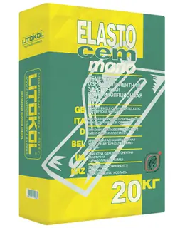 Litokol Elastocem Mono / Литокол гидроизоляция однокомпонентная 20 кг